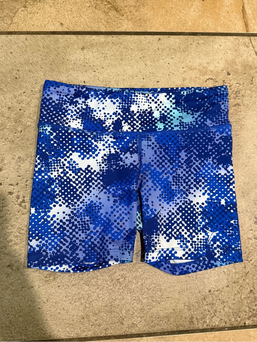 EUC Old Navy Blue Patterned Girl’s Athletic Shorts